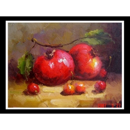 水果靜物-y01260油畫