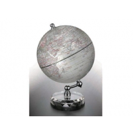  透明水晶底座地球儀 y01325 立體雕塑.擺飾 地球儀系列--無庫存