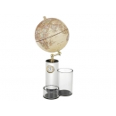 筆筒造型時鐘功能地球儀 y01331 立體雕塑.擺飾 地球儀系列--無庫存