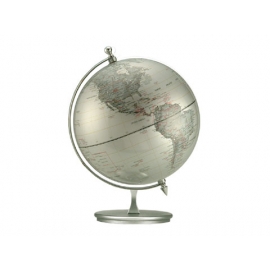圓型霧面底座地球儀 y01347  立體雕塑.擺飾 地球儀系列 --無庫存