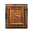 壁掛鐘-竹節時鐘 y01405 時鐘.溫度計.鏡子 溫度計.壁掛鐘