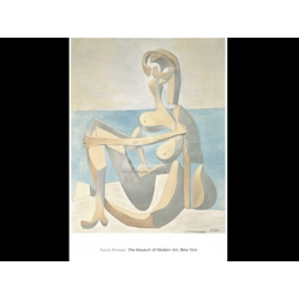 y01428畢卡索Picasso複製畫Seated Bather, 1930  P802
