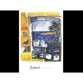 y01434畢卡索Picasso複製畫The Pigeons, 1957  P246