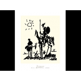 y01437畢卡索Picasso複製畫Don Quixote  P446