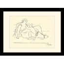 y01440畢卡索Picasso複製畫Femme et enfant (serigraph)  P280