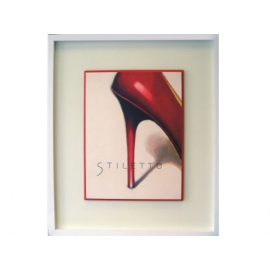 y02050-複製畫-時尚系列-高跟鞋(紅)