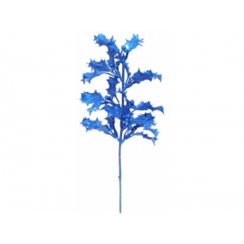 y02345-花材-其他-彩晶冬青葉(藍)