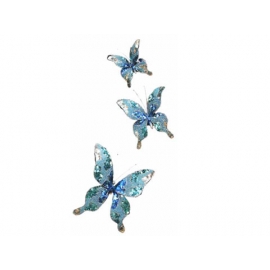 y02407-裝飾品-珠片蝶(藍)
