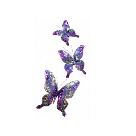 y02410-裝飾品-珠片蝶(紫)