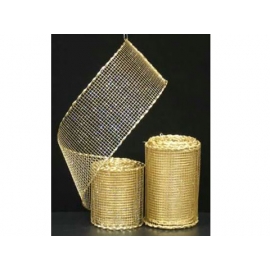 y02440-裝飾品-金蔥織網(金)(兩種尺寸)