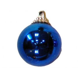 y02579-裝飾球-亮面球.亮光球(藍色)8CM-6入