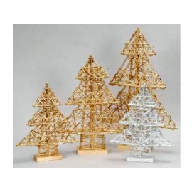 y02745-架構-瓊麻聖誕樹(可摺疊)(金色)
