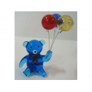玻璃小熊(藍) y03268 水晶飾品系列-琉璃水晶