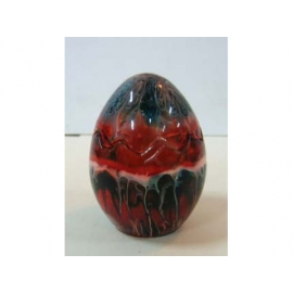 琉璃彩蛋(紅) y03281 水晶飾品系列-琉璃水晶