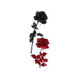 y03724-花材花藝果樹-花材-玫瑰(紅、黑)