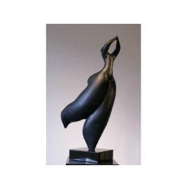 黑美人雕塑-雀躍C y09797 立體雕塑.擺飾 立體雕塑系列-人物雕塑系列