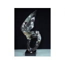 電鍍雕塑-展露 電鍍銀 y10638 立體雕塑.擺飾 電鍍擺飾系列