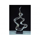 電鍍雕塑-風生水起 電鍍銀 y10640 立體雕塑.擺飾 電鍍擺飾系列