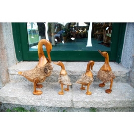 木鴨子擺\飾組(可單賣) y10714 立體雕塑.擺飾 立體擺飾系列-動物、人物系列
