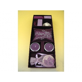 y11050 香氛蠟燭-日式蠟燭禮盒(松)紫色(共有四色)