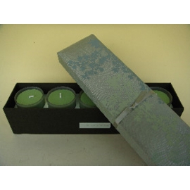 y11051 香氛蠟燭-日式蠟燭禮盒(長盒)綠色(共有四色)