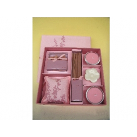 y11053 香氛蠟燭-日式蠟燭禮盒(梅)粉色(共有四色)