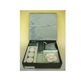 y11054 香氛蠟燭-日式蠟燭禮盒(緣)綠色(共有四色)