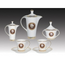 y11268 餐茶玻璃系列- 簡歐新磁瓷器-花莎馳15件茶具組