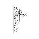y11290 鐵材藝術系列-鐵雕鐵材壁飾-鍛鐵鐵架(補貨中)