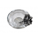 y11544 金工飾品設計系列 水晶鑽 手工單件古銀天使葡萄燭台(已售出)