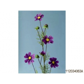 y15237 花藝設計-精緻人造花-手捲波斯菊 紫 (共6色)