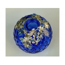 y11816 金工飾品設計-藍色玻璃花瓶.花器
