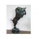 y11899 銅雕系列-動物-牛轉乾坤*