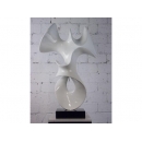 y11923 立體系列-立體雕塑-抽象雕塑-花之戀-B白
