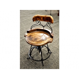 y11975 傢俱系列-印度傢俱-芒果木旋轉椅