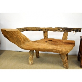 y12075 漂流木風化傢俱-造型椅-樟木(已售出)--此款商品已絕版