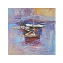 船_Monet Ship-y12241-莫內(擬摹)風景畫作系列