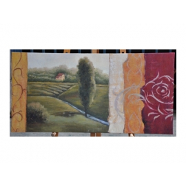 鄉村玫瑰-y12258-油畫