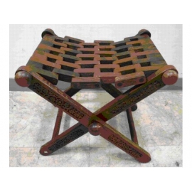 y12468 木質復古折疊椅  A2(100115)STOOL