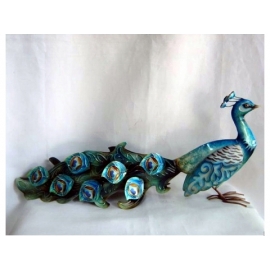 孔雀擺飾 諾斯晶魚精品系列 y12470  立體雕塑.擺飾 立體擺飾系列-動物、人物系列