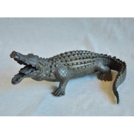 y12532 銅雕動物-鱷魚 CU-120-005